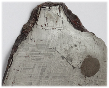 tranche 
de sidérite / Gibeon météorite Namibie, Afrique 138 g
